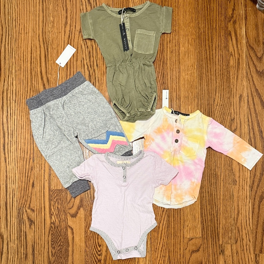 Colorful Baby Clothing Set 3M